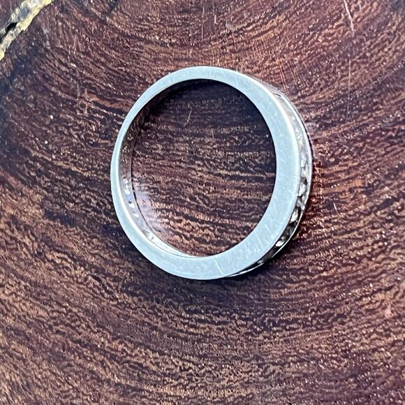 Vintage Cocktail Ring Size 7 1/4 With Cubic Zirconia and Sterling Silver - Picture 6 of 10